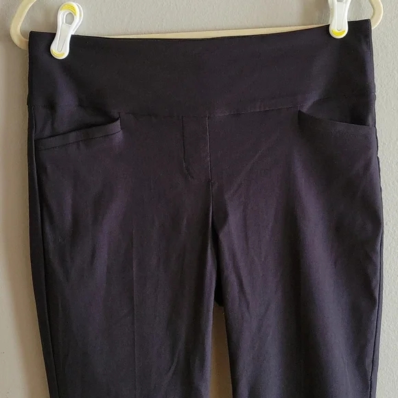 Apt. 9 Brynn Millennium Pull-On Bootcut Dress Pants w/ tummy control black - Picture 2 of 7